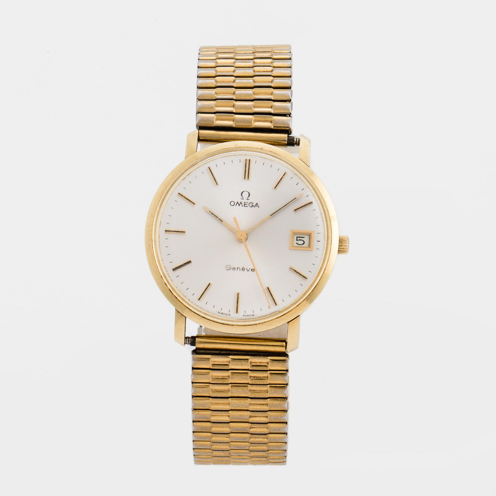 OMEGA, Genève, armbandsur, 34 mm,