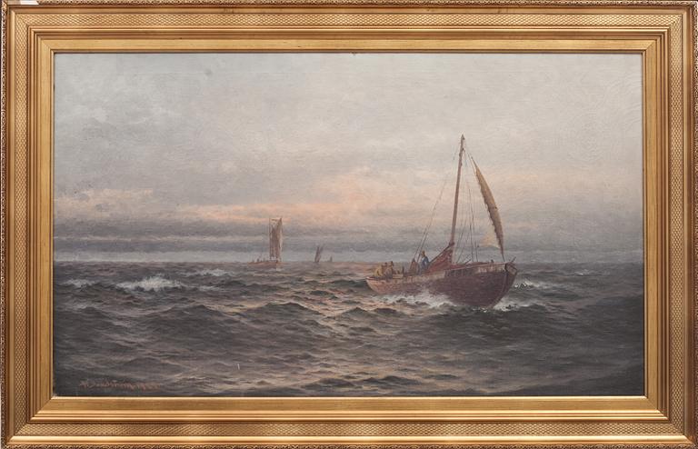 JOHAN OSSIAN-ANDERSSON, olja på duk. Signerad Th Andersson och daterad 1927.