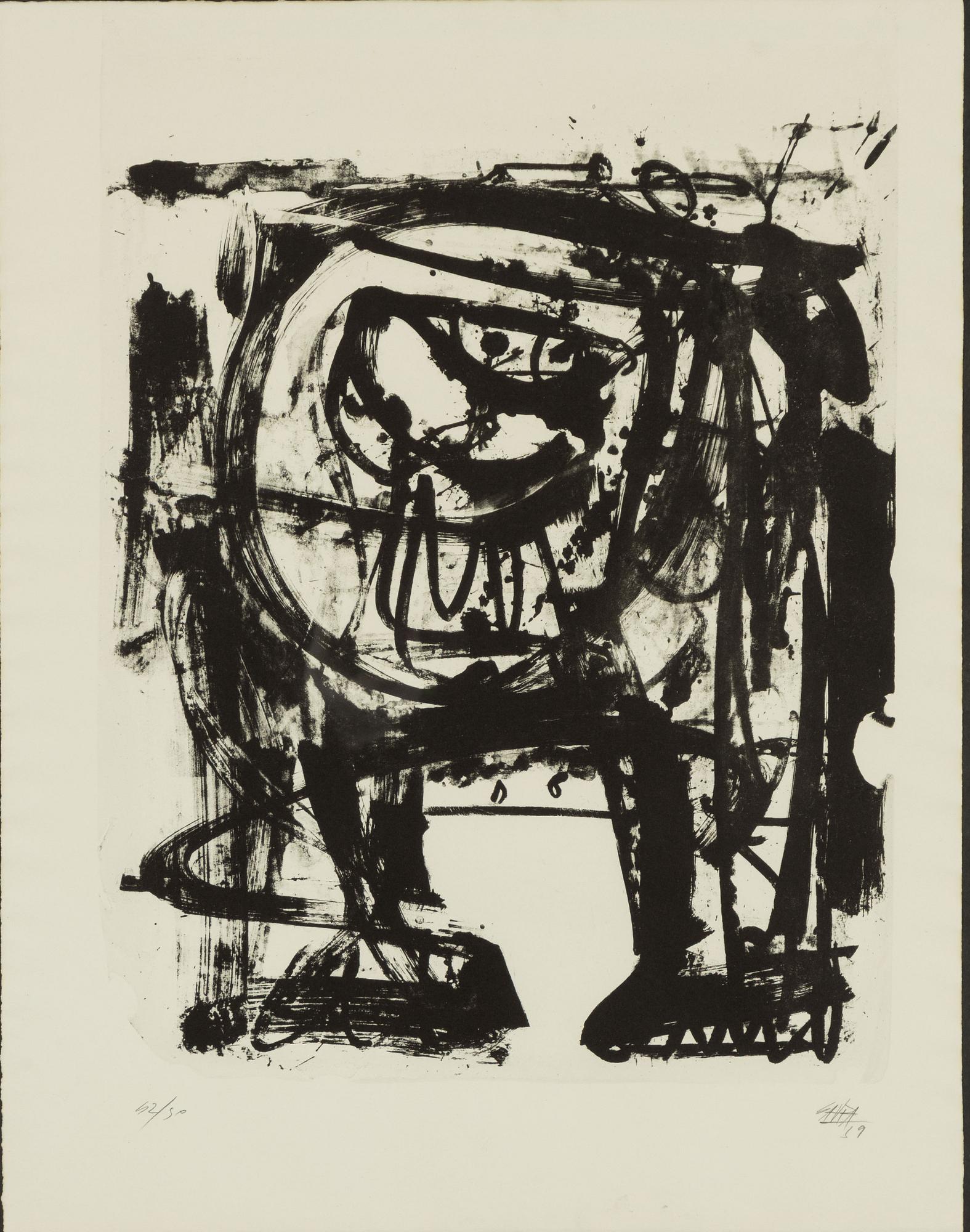 Antonio Saura, Untitled.