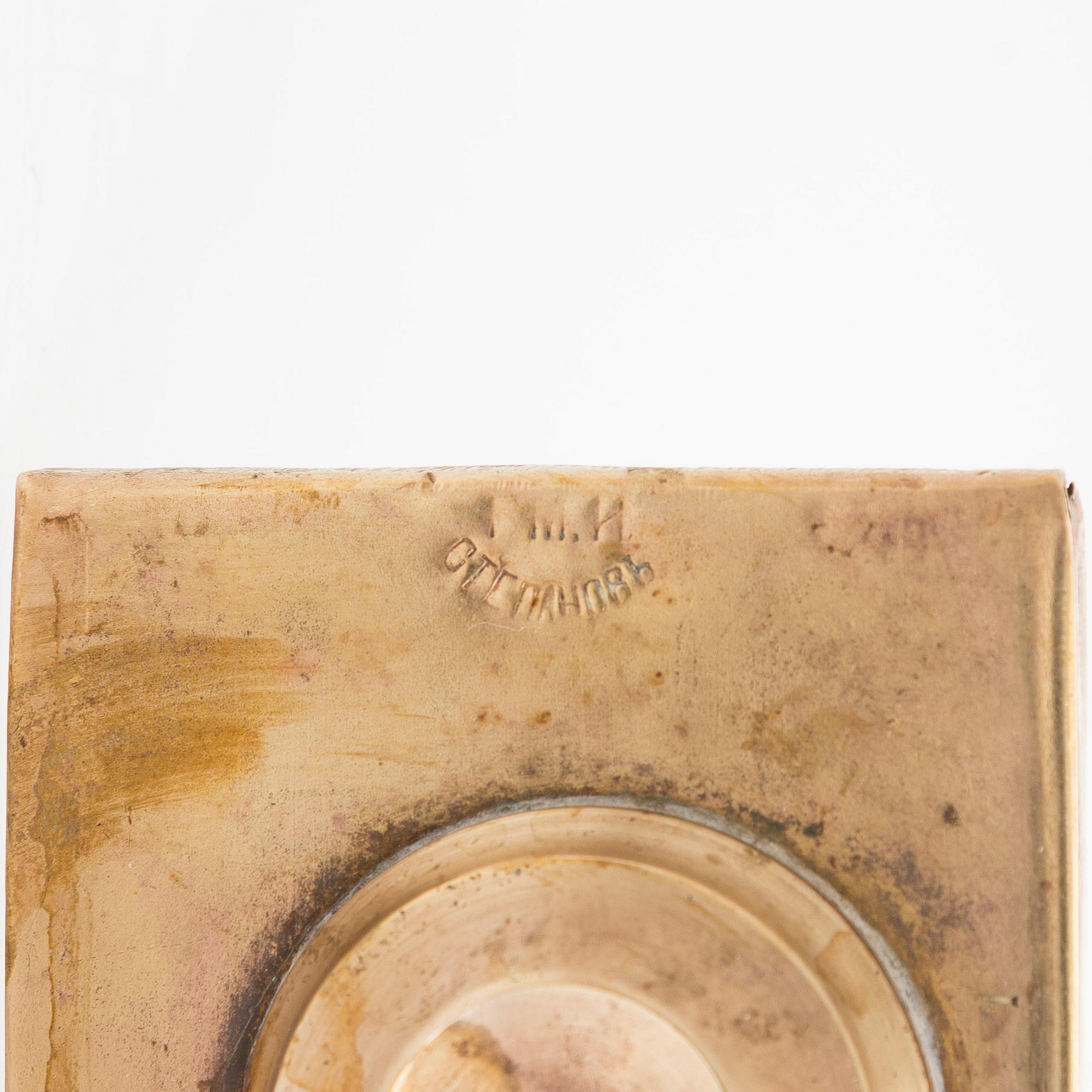 Door handles, 4 pairs, turn of the 20th century.