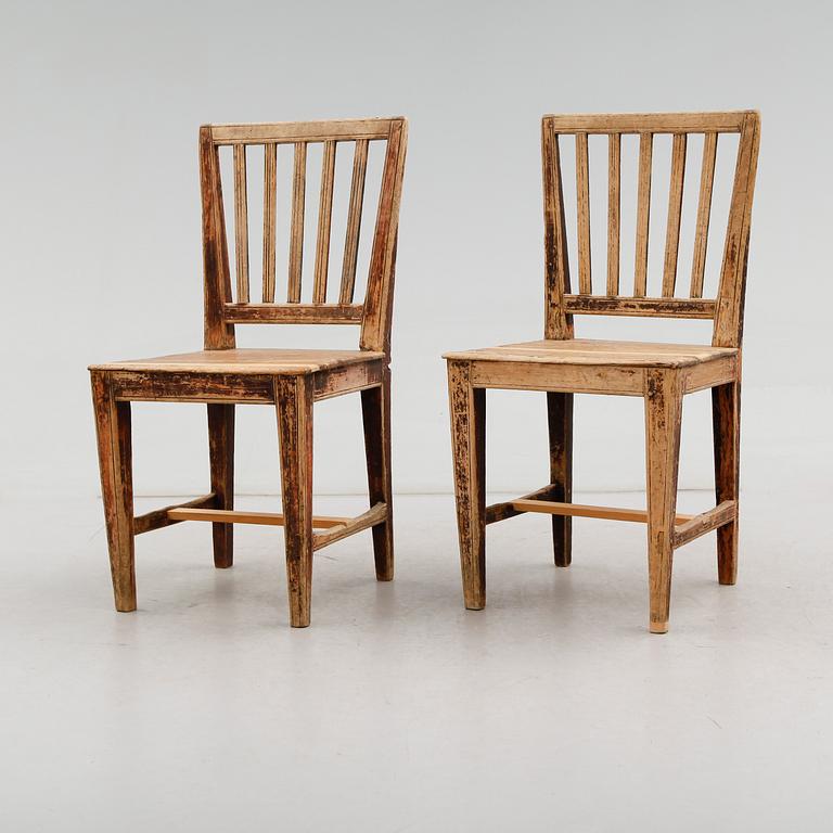 STOLAR, 1 par, allmoge, 1800-talets början.