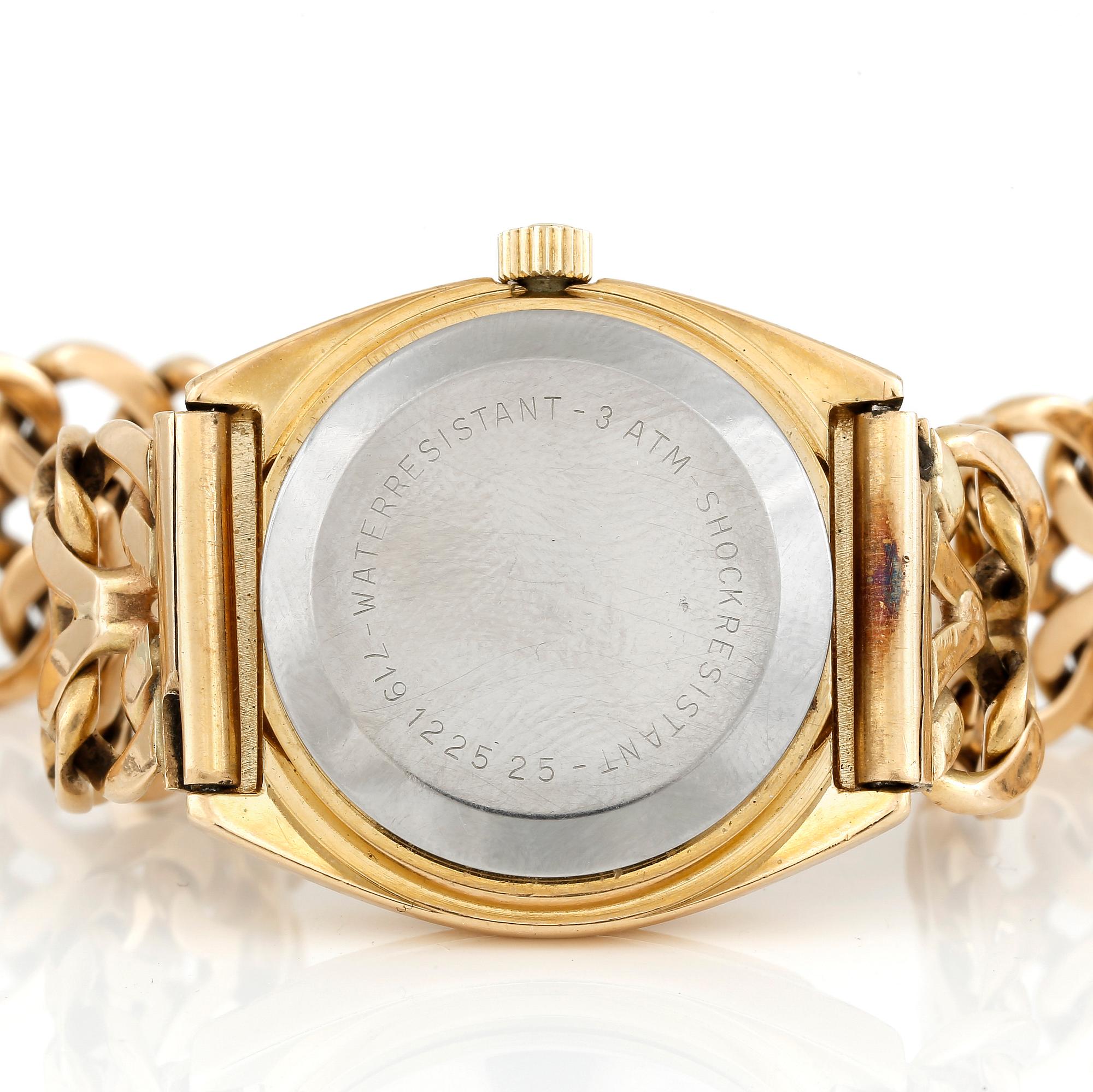 ARMBANDSUR, Certina, 'Argonaut', stål och gulddoublé, Schweiz, med armband i 18K guld, 1900-talets andra hälft.