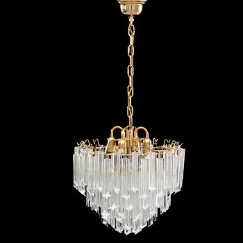 AN MURANO CEILING LAMP SECOND HALF OF 20TH CENTURY,