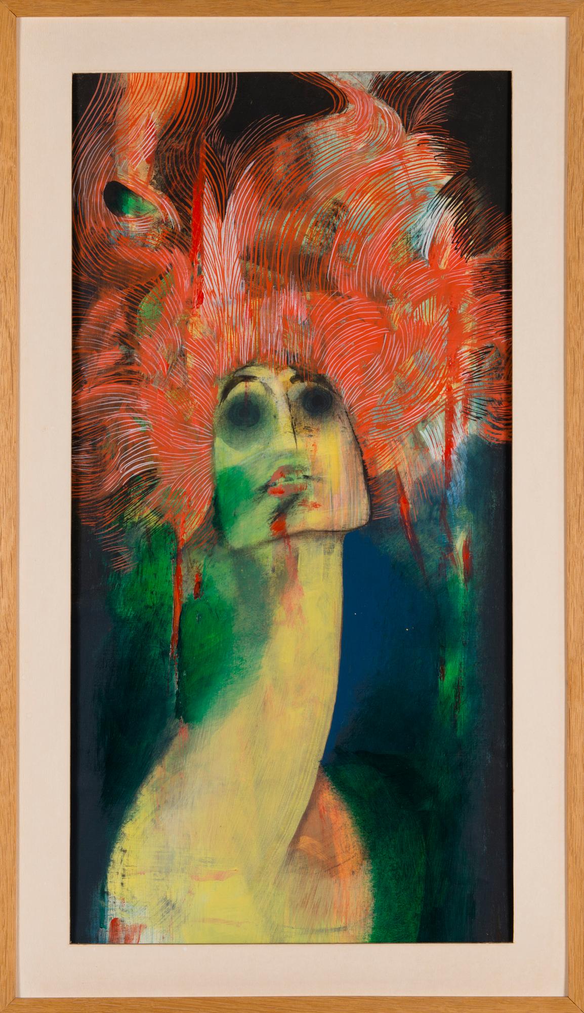 TAPIO KINNUNEN, gouache på papper, signerad och daterad -75.