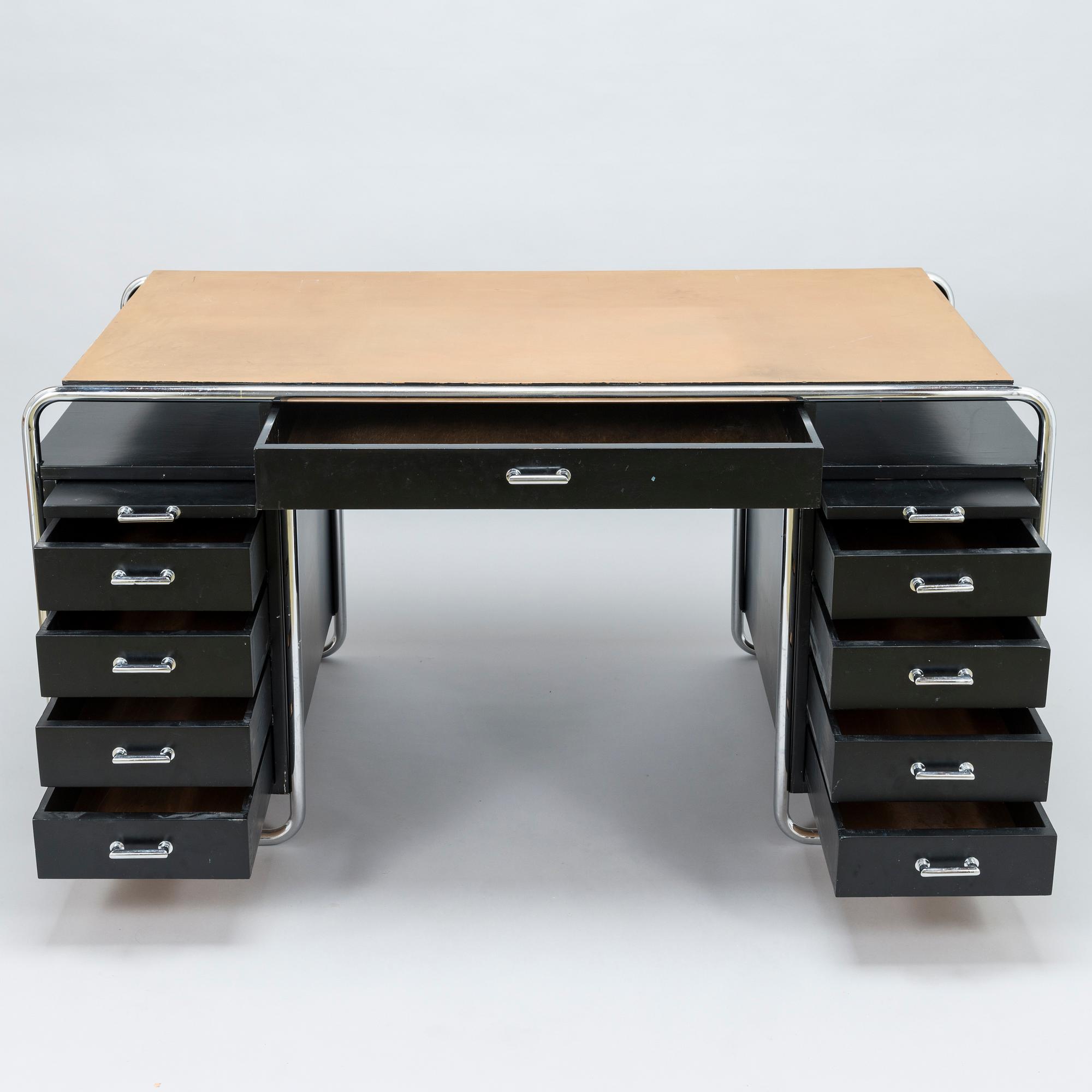 PAULI BLOMSTEDT, a mid 20th century writing desk for Merivaara.