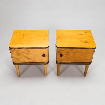 Sängbord / nattduksbord, ett par 1930-tal.