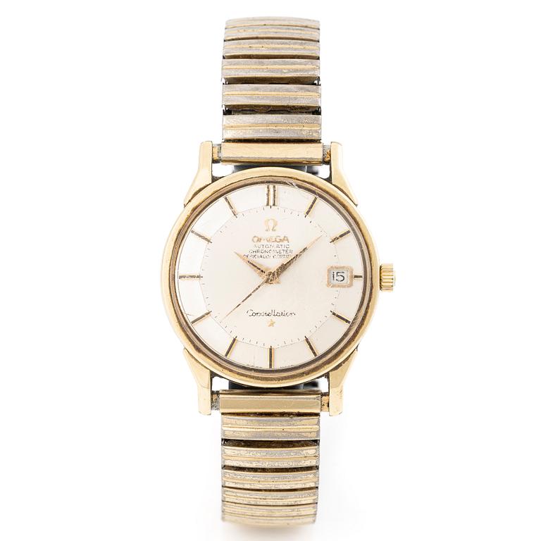 Omega, Constellation, "Pie-Pan", armbandsur, 34 mm.