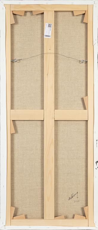 Fabian Edelstam, blandteknik på duk, signerad och daterad 2020 a tergo.