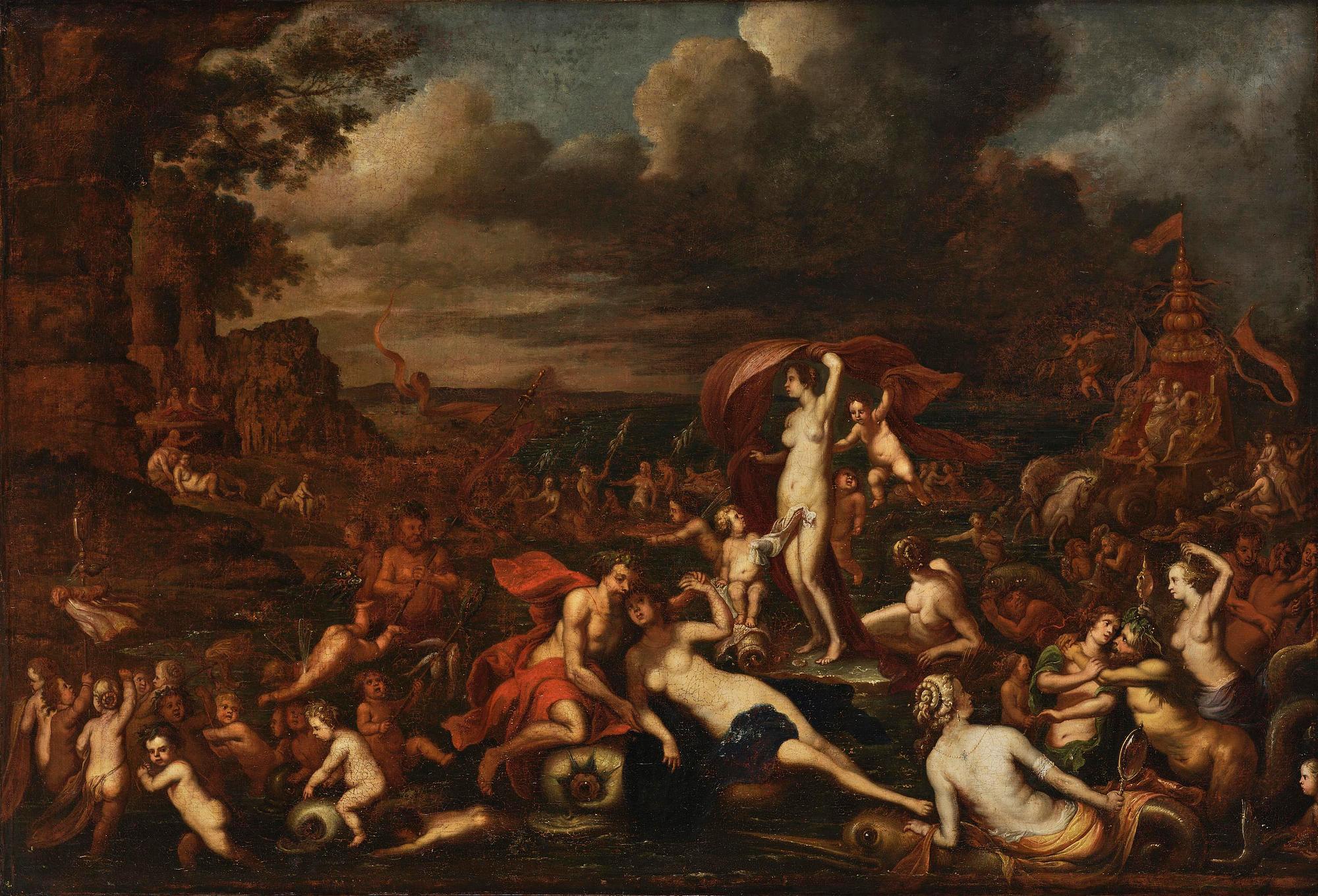 Frans Francken II, hans ateljé, Amfitrites triumf.