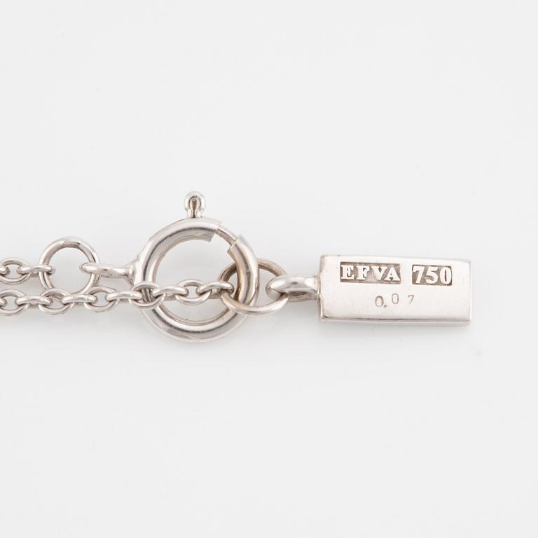 Efva Attling, necklace, 18K white gold with diamonds.