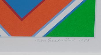 PETER FREUDENTHAL, gouache, signerad o daterad 1983.