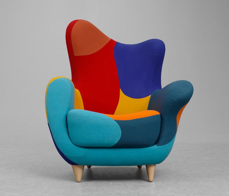 A Javier Mariscal 'Alessandra' lounge chair, 'Los Meubles Amorosos', for Moroso, Italy.
