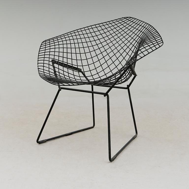 FÅTÖLJ, "Diamond Chair", Harry Bertoia, 1900-talets andra hälft.