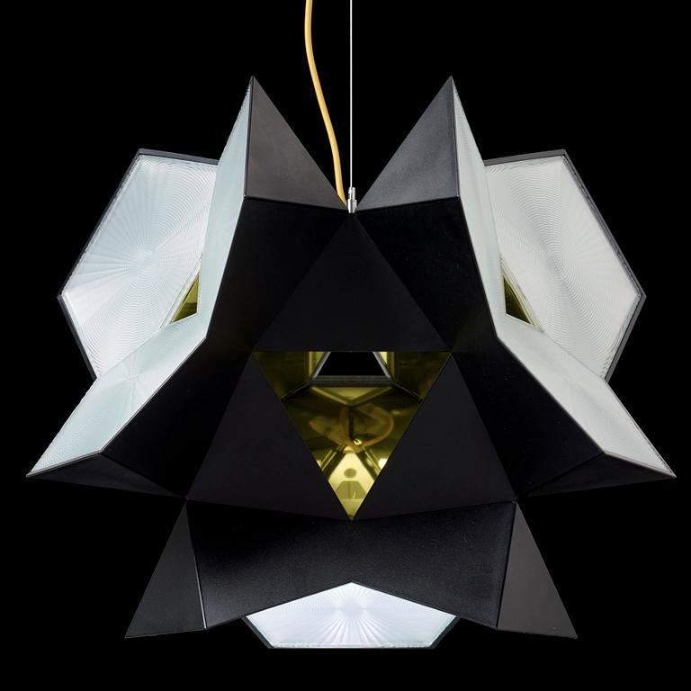 An Olafur Eliasson 'Starbrick' lamp by Zumtobel, Germany.