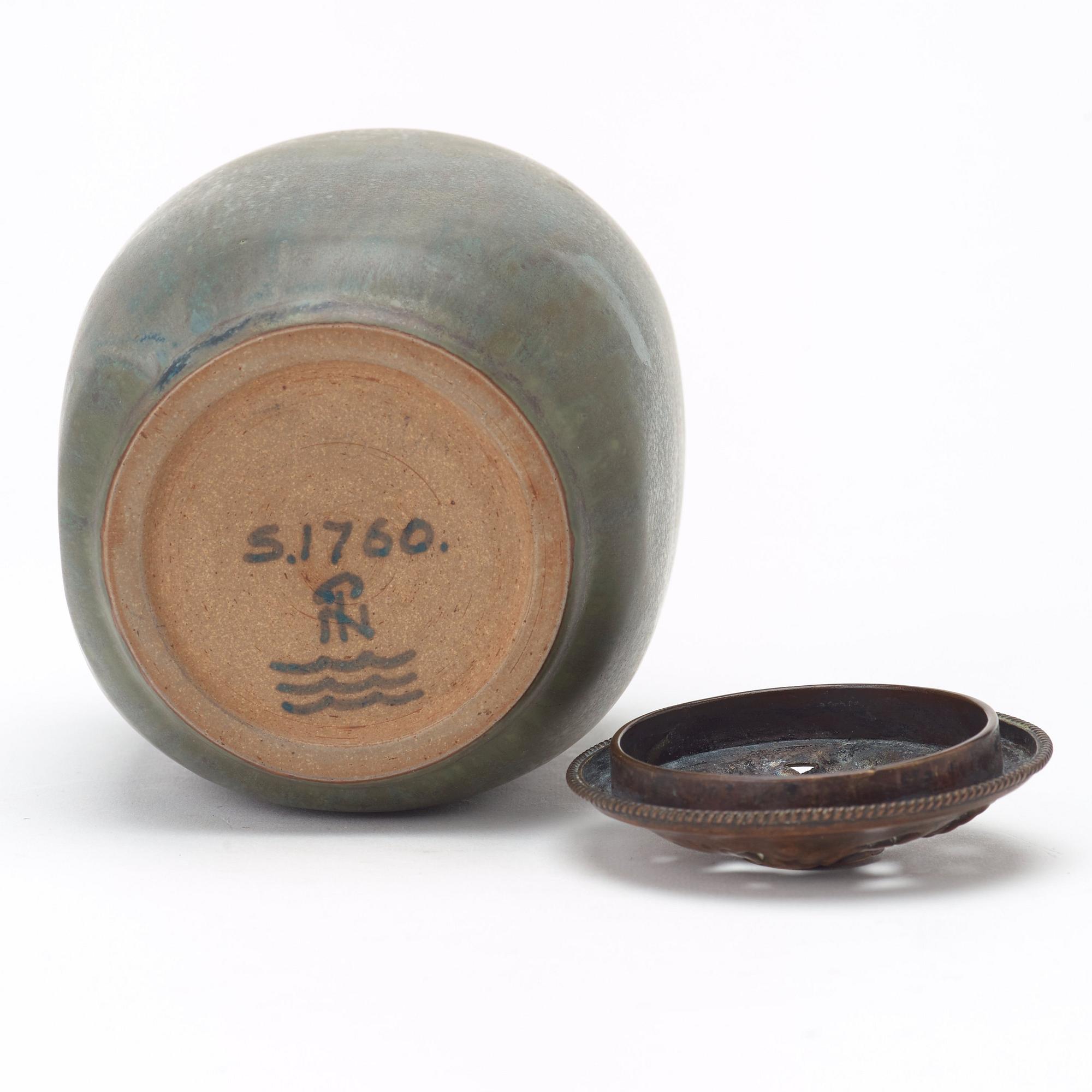 Patrick Nordström, urna, Den Kongelige Porcelainsfabrik, Danmark 1910-20-tal.
