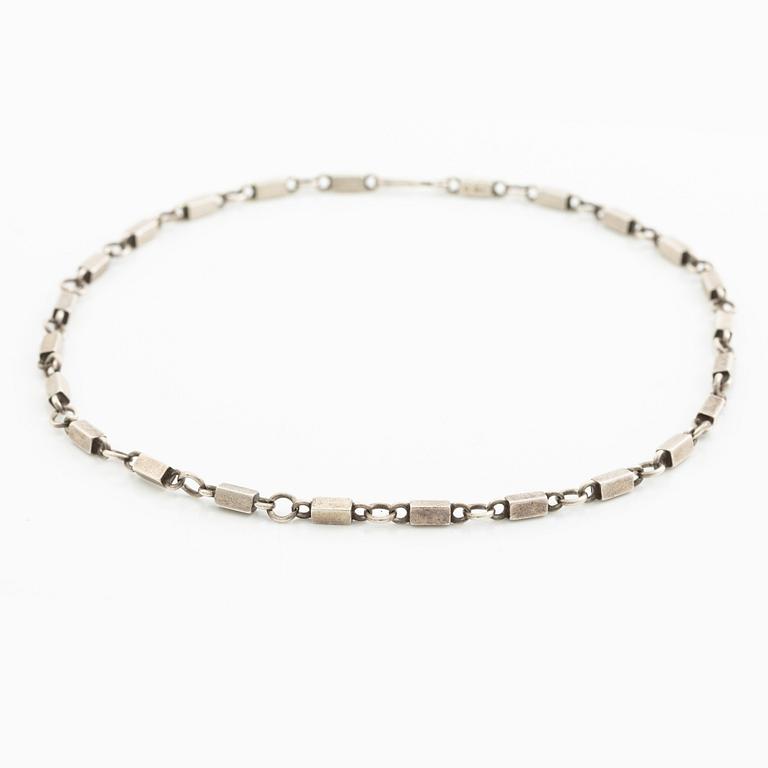 Wiwen Nilsson, necklace, silver, rod links.