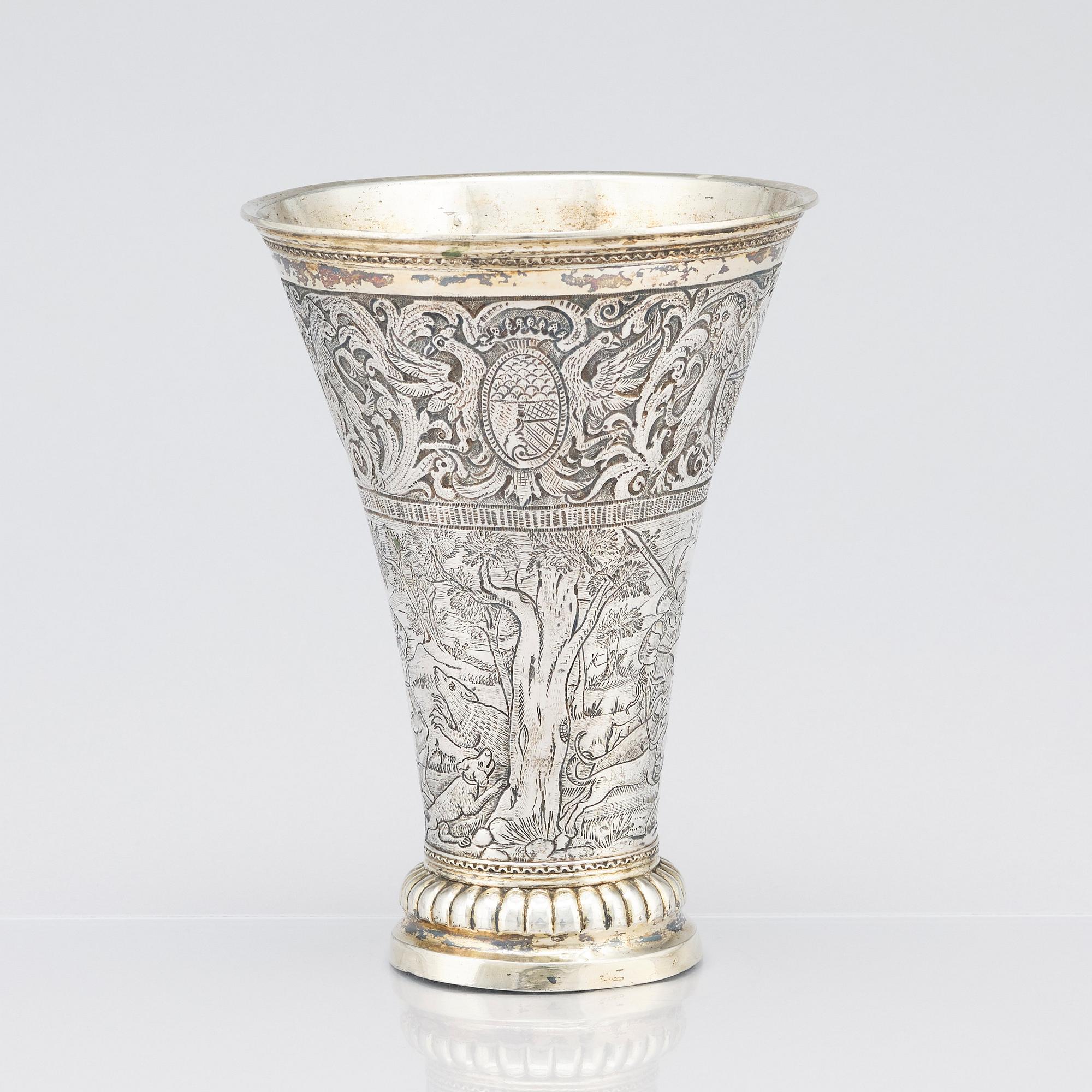 Olof Löfvander, bägare, silver, Luleå 1812.
