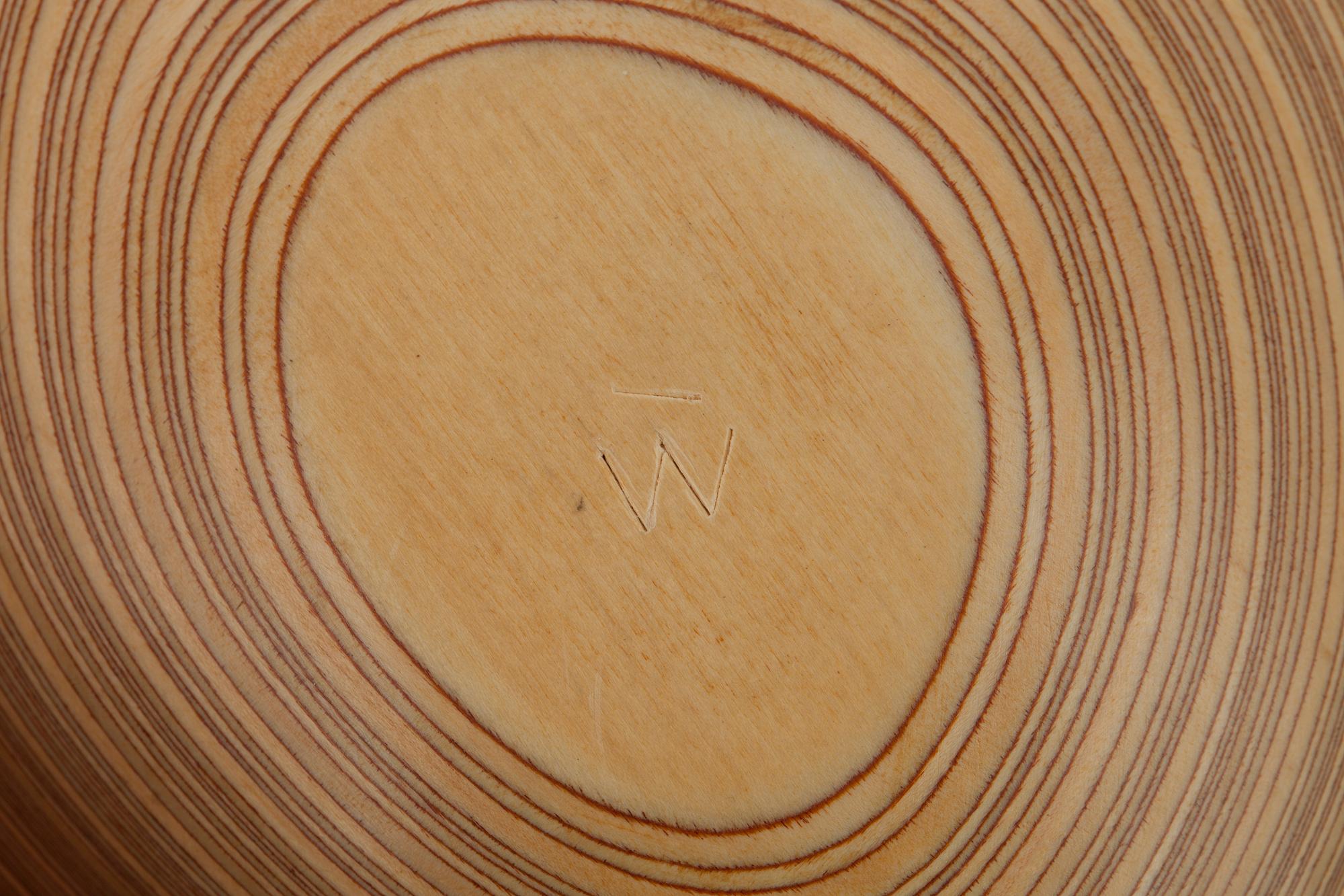 TAPIO WIRKKALA, fat, plywood, sign.