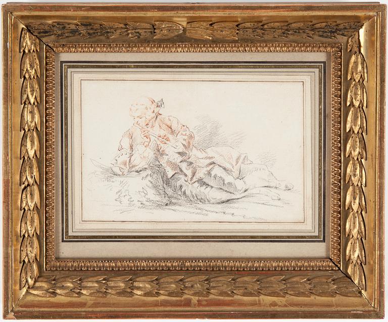 JACQUES ANDRÉ PORTAIL, Tillskriven. Kritteckning, ej signerad.