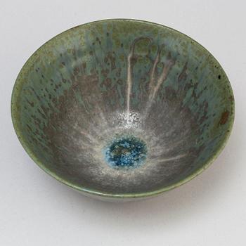 ARNE BANG, bowl, stoneware, signed.