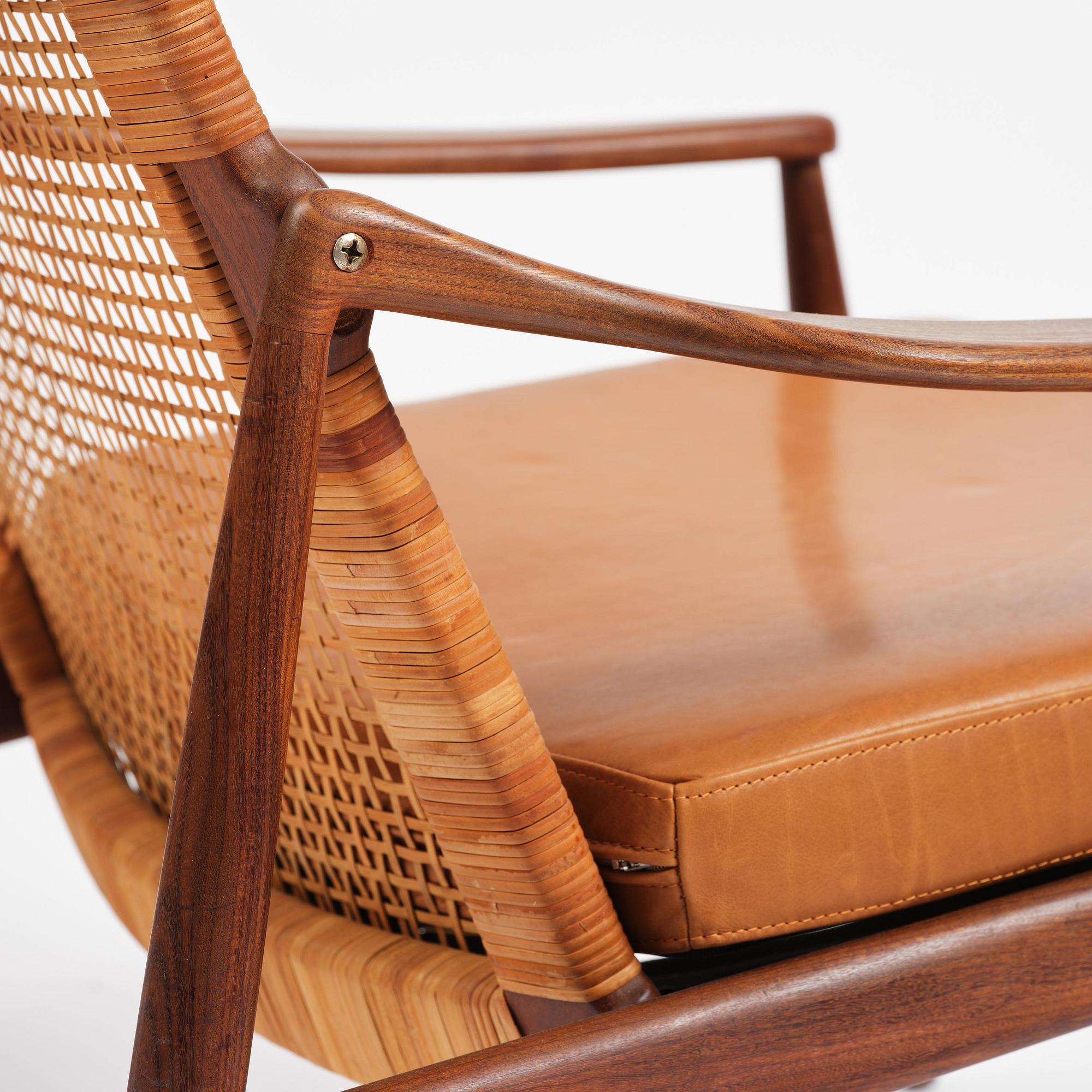 Hartmut Lohmeyer, a pair of armchairs, Wilkhahn, Germany, 1950s.