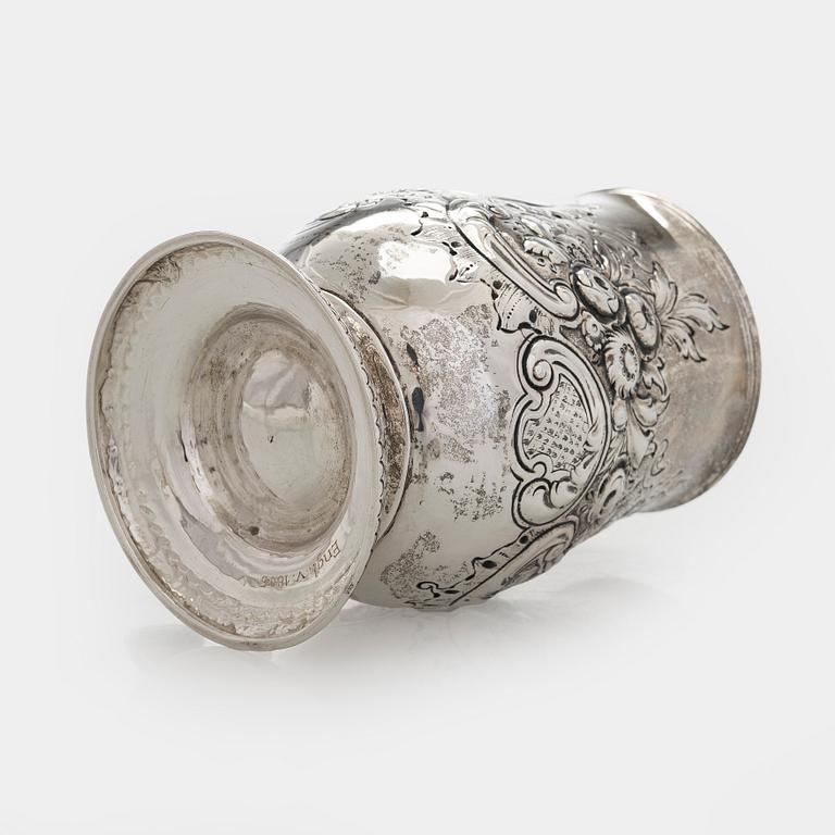 Dorothy Langlands, mugg, sterlingsilver, Newcastle, England 1806/1807.