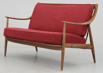 SOFFA, "fd 146", Peter Hvidt och Orla Mølgaard Nielsen för France & Daverkosen, 1950/60-tal.