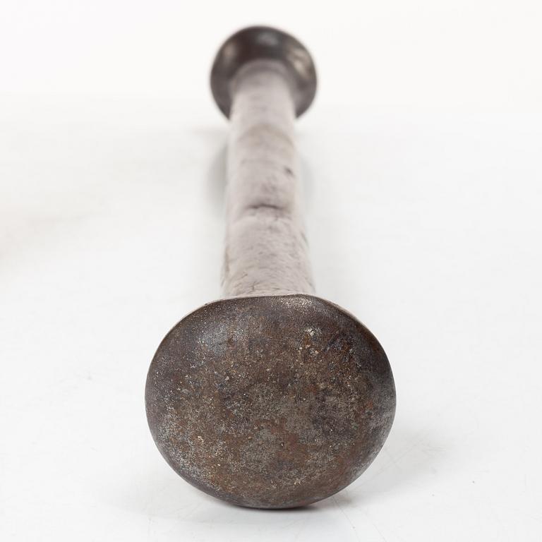 A large bronze, mortar,  19th century.