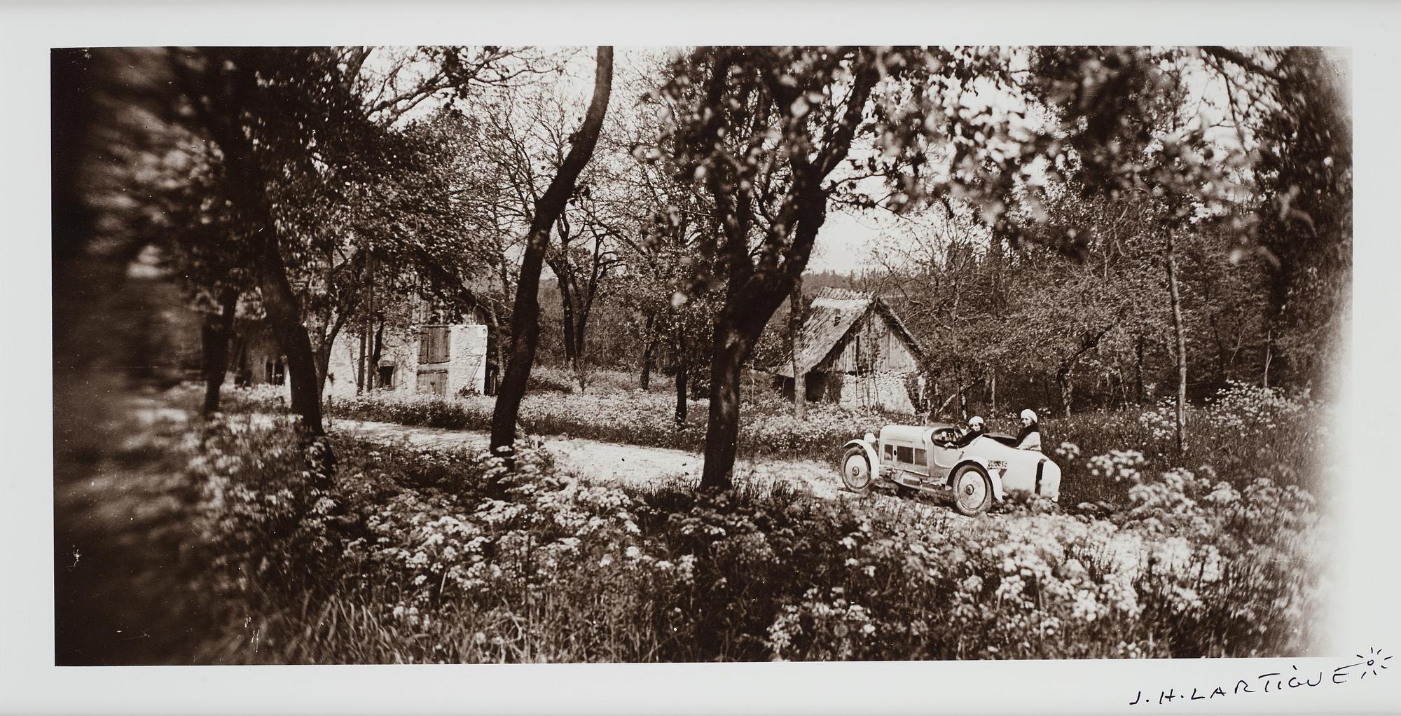 Jacques-Henri Lartigue, fotografi signerad.