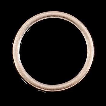 RING, 18 k vitguld, 2000, briljantslipade diamanter. tot 0.35 ct. Total vikt 9,5 g.