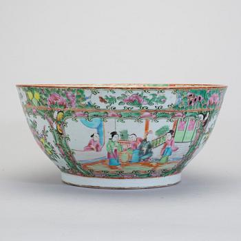 SKÅL, porslin, Kanton, 1800-tal.