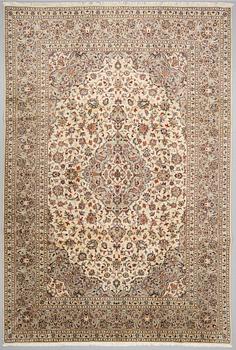 A CARPET FROM KASHAN,  around 346 x 249 cm.