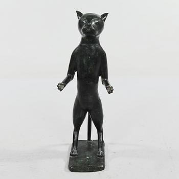 SKULPTUR, bemålad metall, 1900-talets andra hälft.