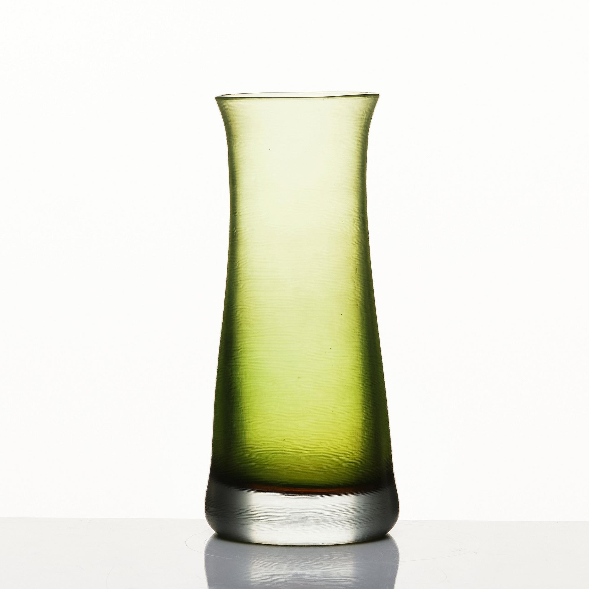 Paolo Venini, 'Inciso' glass vase, Venini, Murano, Italy 1960s.
