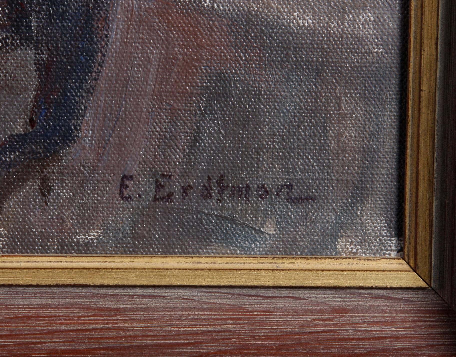 ERDTMAN, ELIAS, olja på duk, sign. Dat á tergo 1929.
