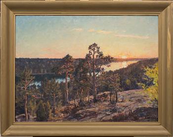 GOTTFRID KALLSTENIUS, olja på duk, signerad.