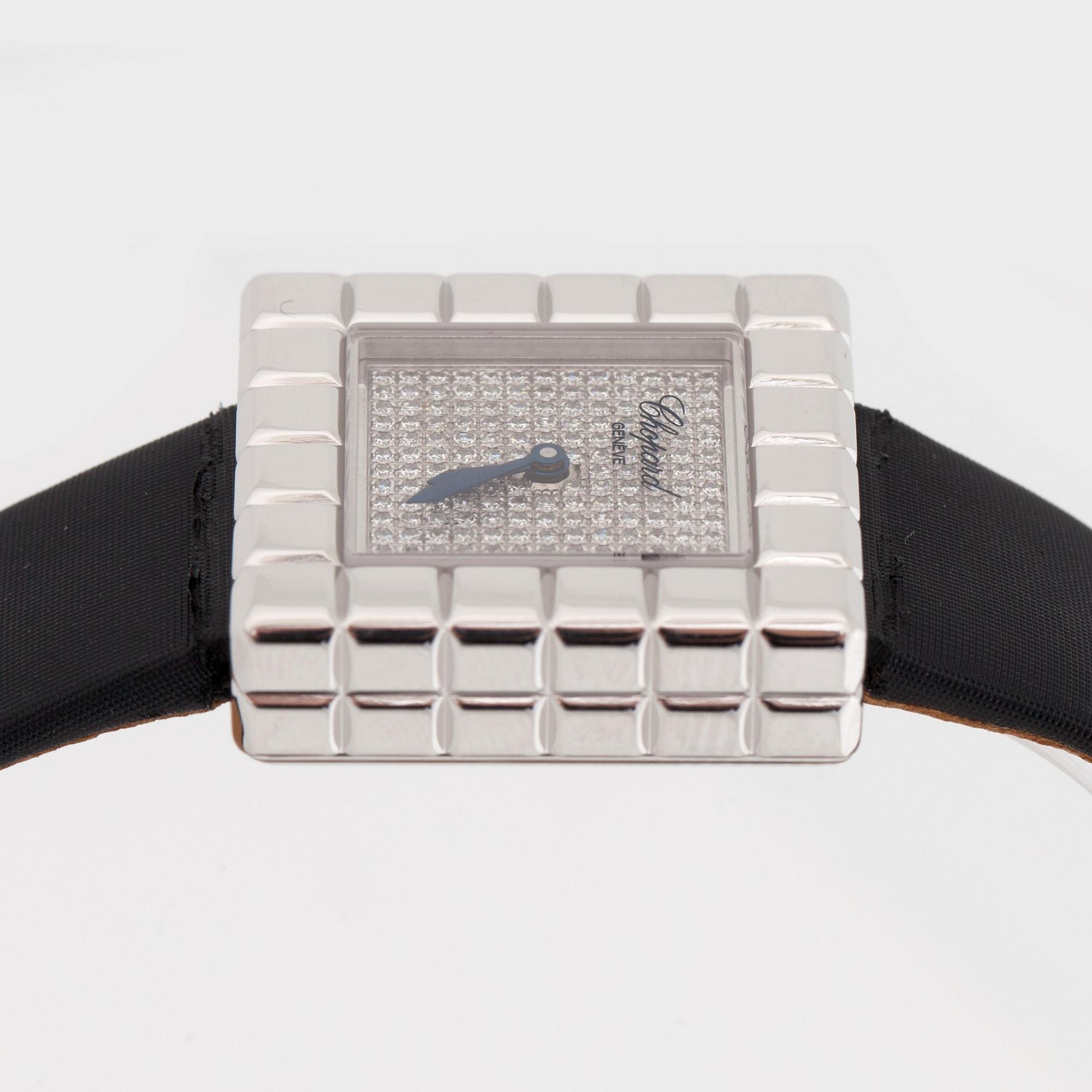 CHOPARD, Genève, Ice Cube, armbandsur, 25 x 25 mm,