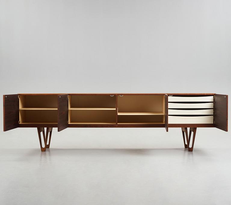 Ib Kofod-Larsen, a palisander sideboard, Seffle, Sweden 1960's.