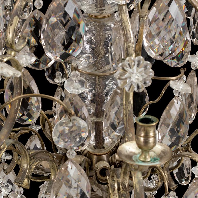 A first half of the 20th century rococo style chandelier.