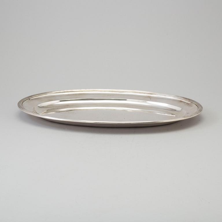 BRICKA, silver, Lars Larsson, Göteborg, 1882.