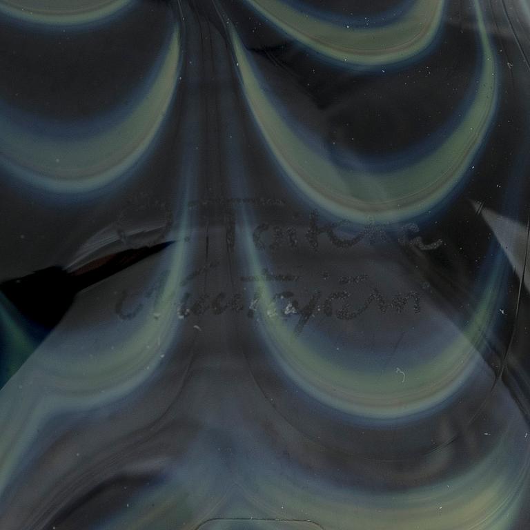 Oiva Toikka, A glass bird, 'Jänkätirri', signed O. Toikka Nuutajärvi.