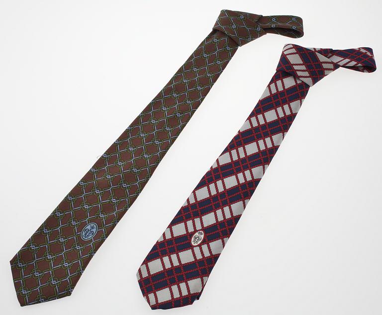 Two Emilio Pucci silk ties.