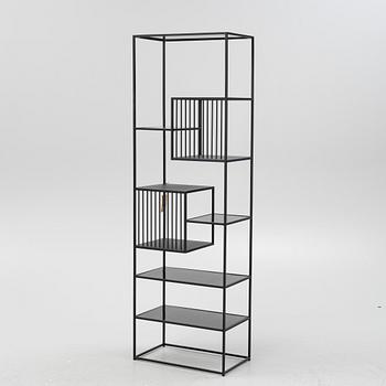 Birgitte Rømer, a 'Denver' steel bookcase from Muubs.