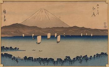 Ando Utagawa Hiroshige, after, 'Ejiri' 江尻, early 1900s.