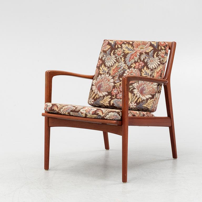 Karl Erik Ekselius, a teak chair, JOC Möbler, Vetlanda, 1960's.