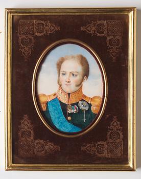 Jean Henri Benner, Portrait of Alexander I (1777-1825), Emperor of Russia/Портрет императора Александра I  (1777-1825).