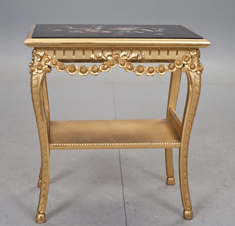 BORD, pietra dura, Italien, 1900-talets första hälft.