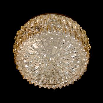 Helena Tynell, A glass ceiling/wall light, model 665 for Glashütte Limburg, Germany 1960s-70s.