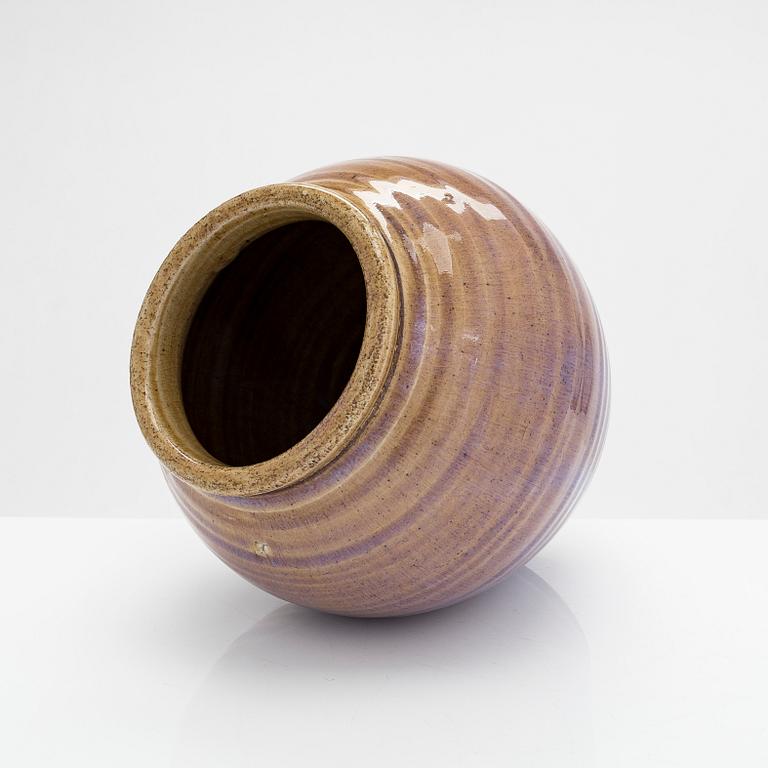 Michael Schilkin, a stoneware vase, signed Schilkin Arabia.