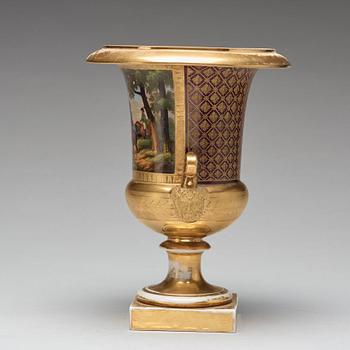 A Medici shaped urn, Empire, early 19th Century, presumably Russia.